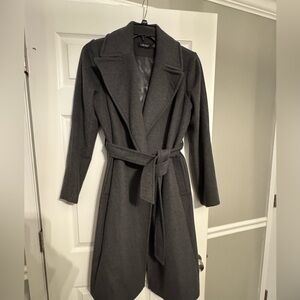 Ralph Lauren Gray Belted Coat